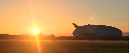 Airlander sunset